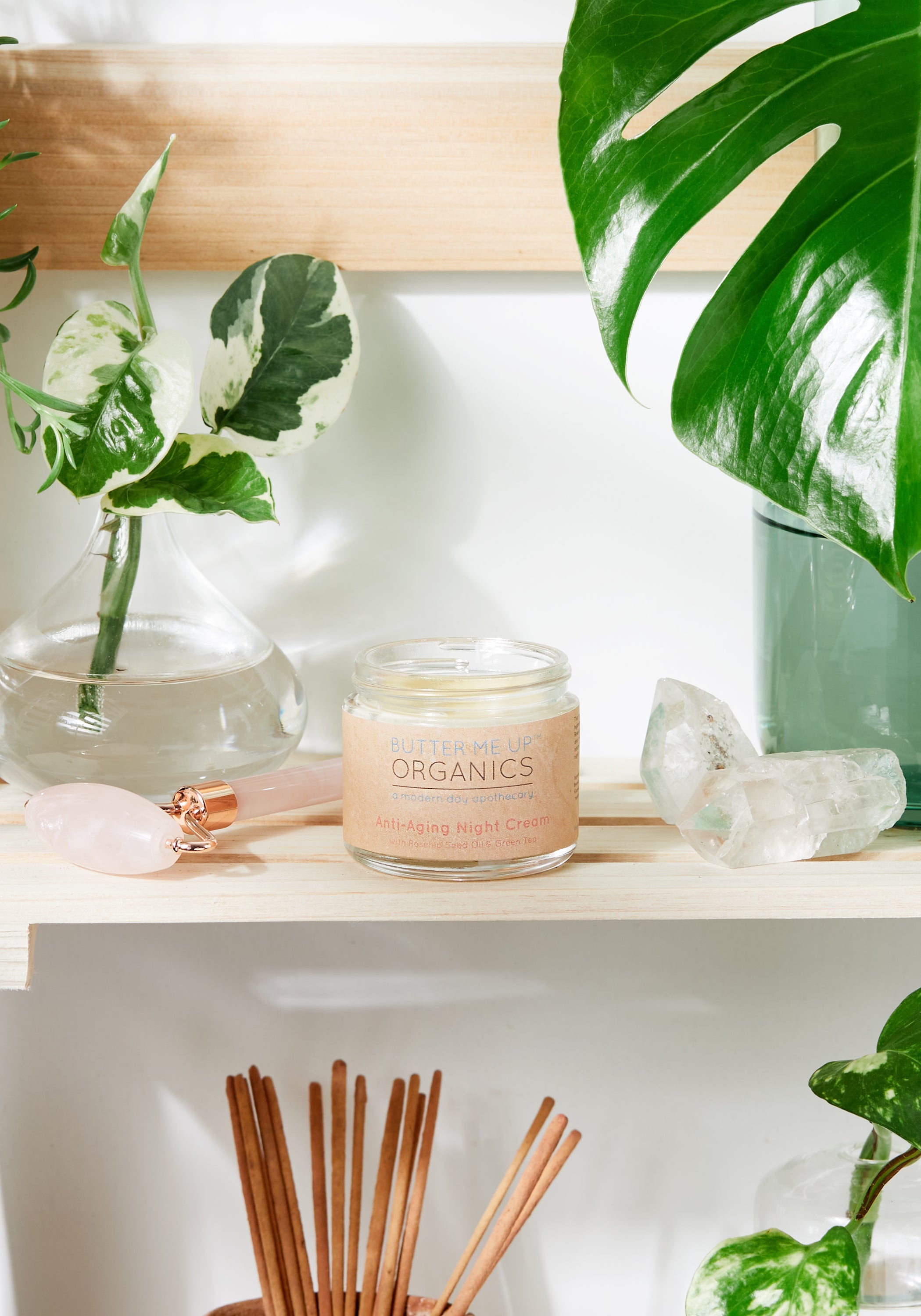 Yves Luxe Grüner Tee Nachtcreme — Organisch & Anti-Aging