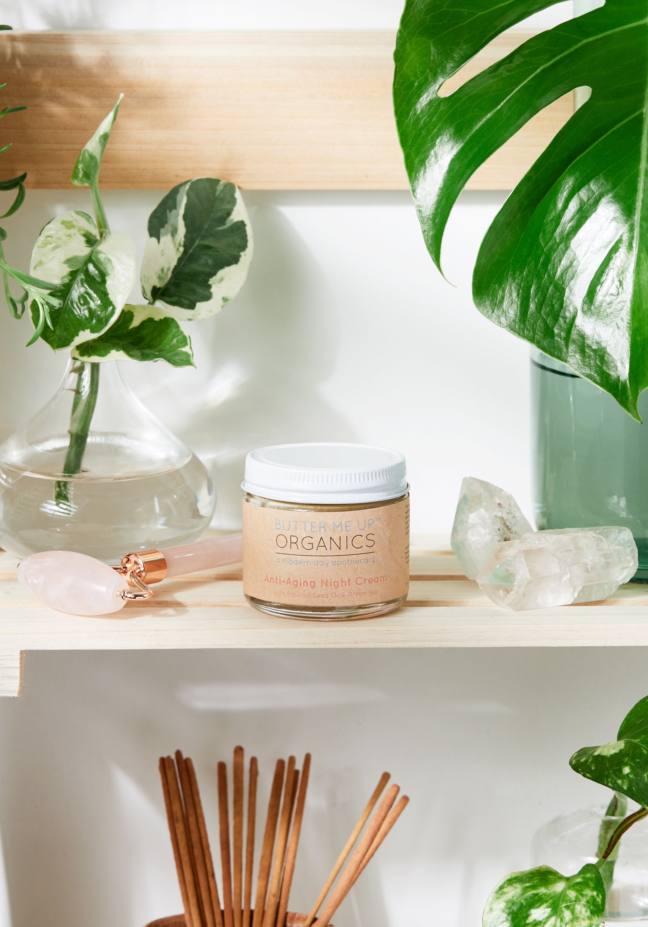 Yves Luxe Grüner Tee Nachtcreme — Organisch & Anti-Aging